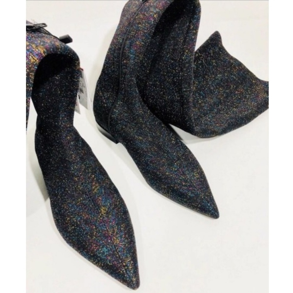 Fabulous Sparkly Over the Knee Zara Boots - Picture 3 of 6